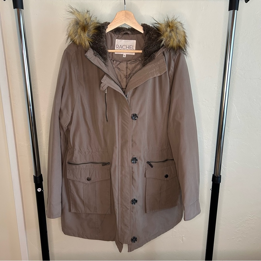 RACHEL Rachel Roy Dark Taupe Jacket